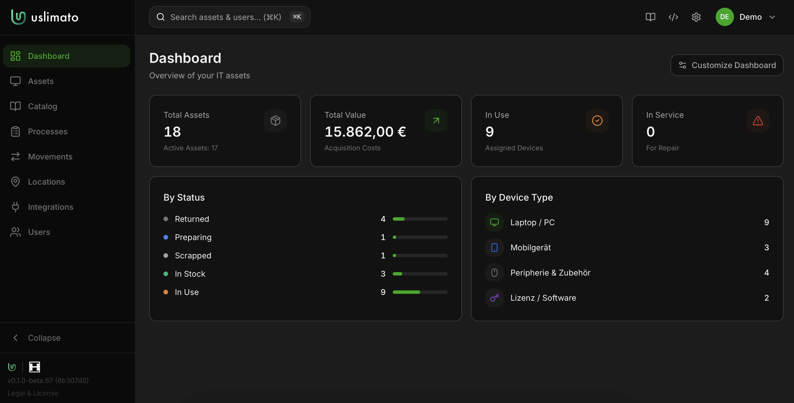 Dashboard
